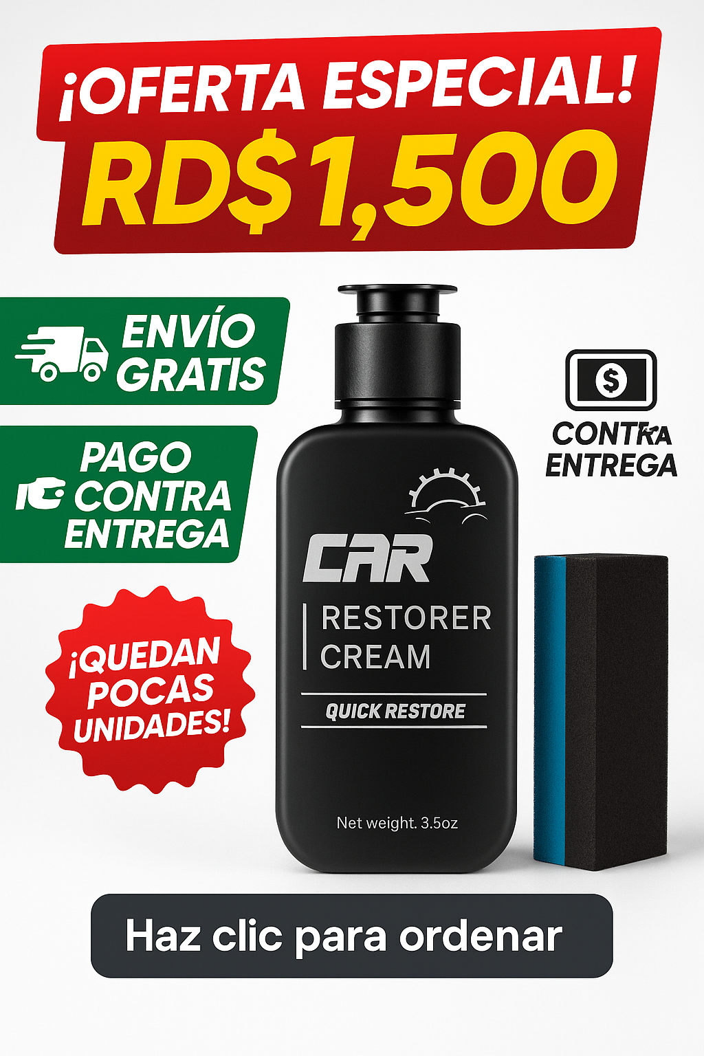 CREMA RESTAURADORA DE PLASTICO PREMIUM
