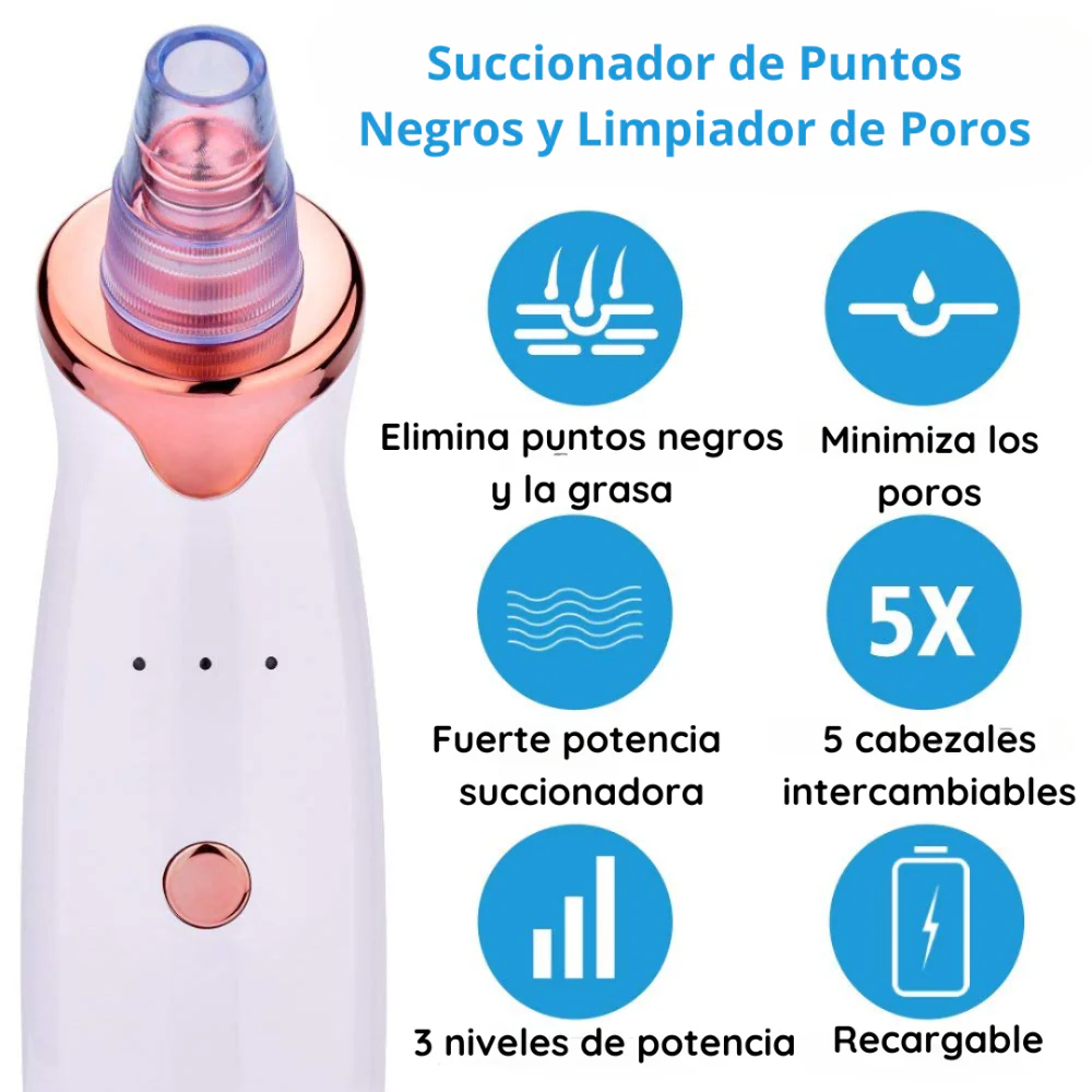 Limpiador Facial con Puntas de Diamantes